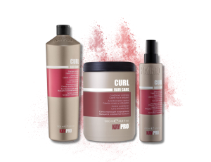 KAYPRO CURL zestaw loki | szampon 1000 ml + odżywka 1000 ml + spray 200 ml - image 2